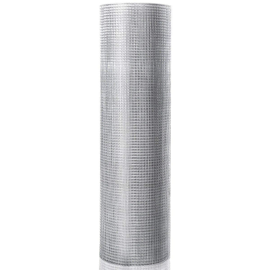 Öppningsbar – voljärtrådsnät gauge metallnät för fruktträdgård/djurhägn – 23 1 x 15 m 7 mm – Silver