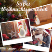 LED Snögubbe – med Tunnelljus Julfigur Julljus – 2 – Vit